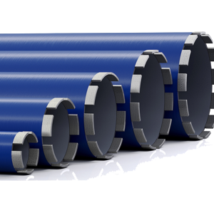 Toolgal segmented diamond core bits for concrete, 2 in to 12 in
